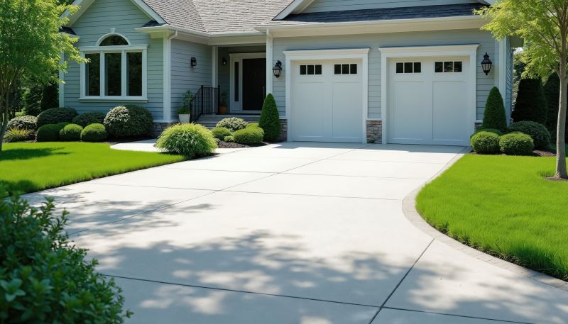 Modern Concrete Driveway