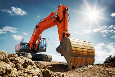 Excavation Prior to Foundation Installation